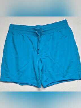 SB Active XL Blue Stretch Shorts Drawstring